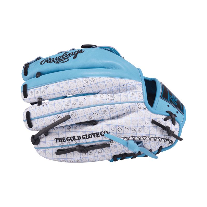 Rawlings July 2025 Heart of the Hide RGGC Glove Columbia Blue / Black / White