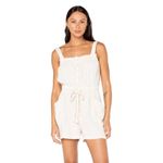 Roxy On Beach Time Romper - Women's Pumice Stone Solid