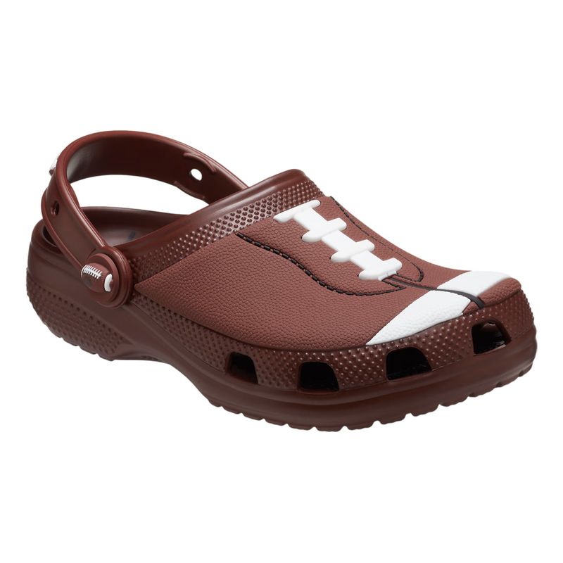 Crocs Classic Football Clog - Youth Dark Clay