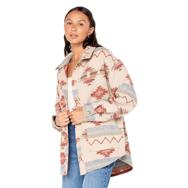 Roxy Cari Revo Jacket - Women's Parchment Baja Blanket