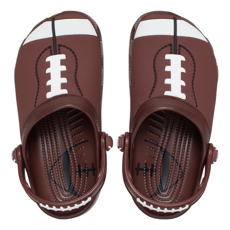 Crocs Classic Football Clog - Youth Dark Clay