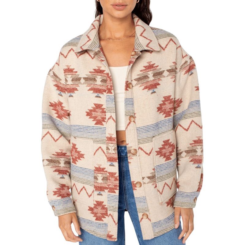 Roxy Cari Revo Jacket - Women's Parchment Baja Blanket