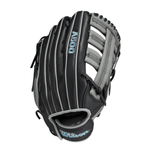 Wilson A500 Series Baseball Glove - Youth - Black / Grey / Tropical Blue.jpg