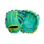 Wilson Fall 2024 A2000 DP15SS Infield Baseball Glove Seafoam / Seafoam SuperSkin / Optic Yellow