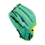 Wilson Fall 2024 A2000 DP15SS Infield Baseball Glove Seafoam / Seafoam SuperSkin / Optic Yellow