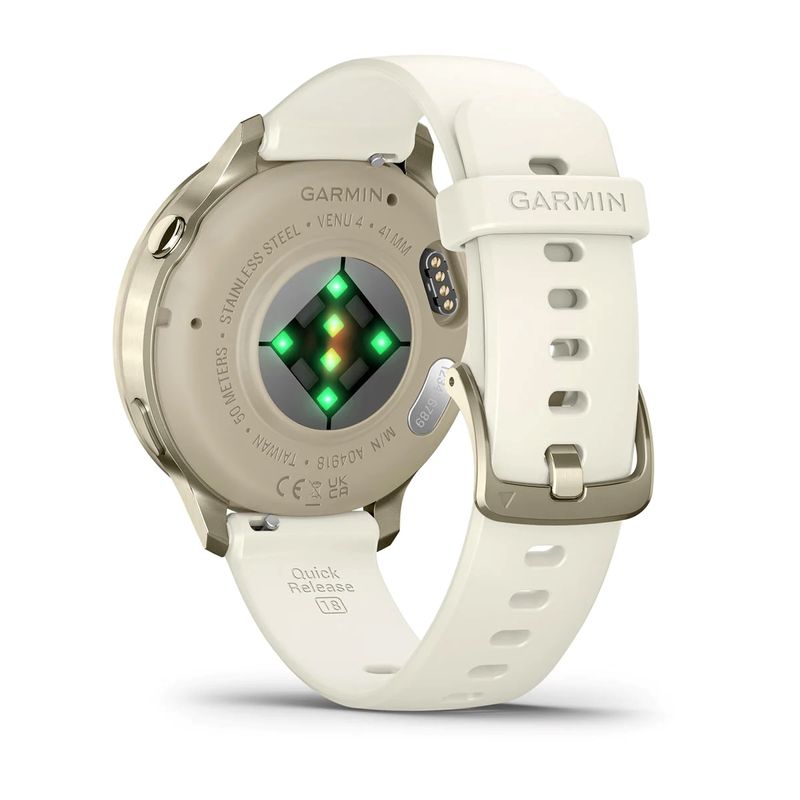 Garmin Venu 4 Watch Lunar Gold / Bone Band