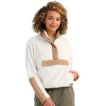 Huk Plush Fleece 1/2 Zip Pullover - Women's Egret