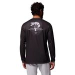 Columbia Terminal Tackle Horizon Line Long-Sleeve Shirt - Men's Shark / Bass