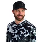 Huk Barb U Trucker Hat - Men's Black