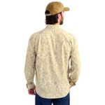 Huk Tidepoint KC Print Long-Sleeve Fishing Shirt - Men's Sand