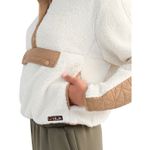 Huk Plush Fleece 1/2 Zip Pullover - Women's Egret