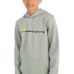 Huk Coldfront+ Graphic Hoodie - Kids' Harbor Mist Heather