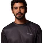 Columbia Terminal Tackle Horizon Line Long-Sleeve Shirt - Men's Shark / Bass