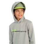 Huk Coldfront+ Graphic Hoodie - Kids' Harbor Mist Heather