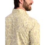Huk Tidepoint KC Print Long-Sleeve Fishing Shirt - Men's Sand