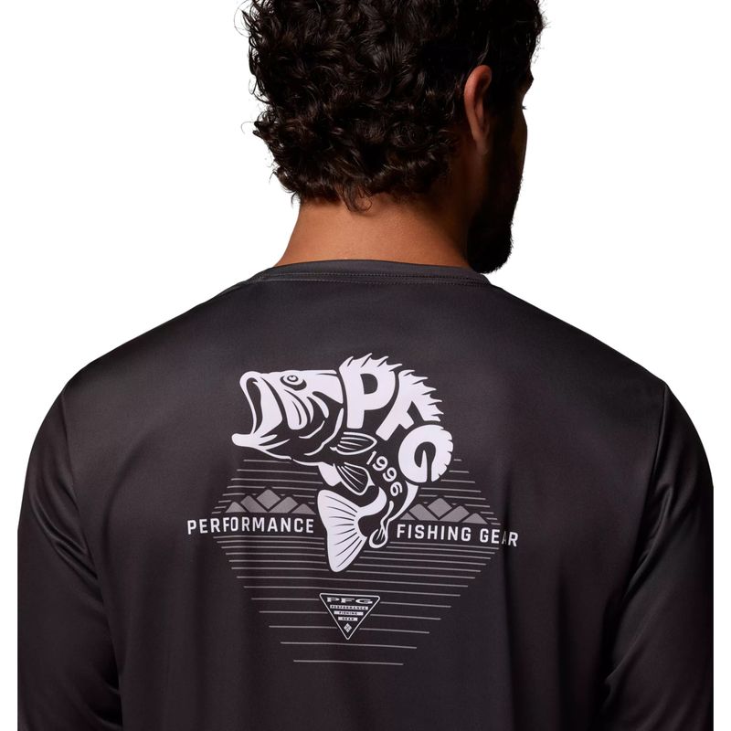 Columbia Terminal Tackle Horizon Line Long-Sleeve Shirt - Men's Shark / Bass