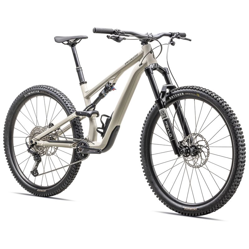 Specialized Stumpjumper 15 Alloy Bike - 2025 Gloss White Mountains / Dark Moss Green