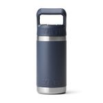 YETI Rambler Jr 12 oz Water Bottle with Straw Cap Navy