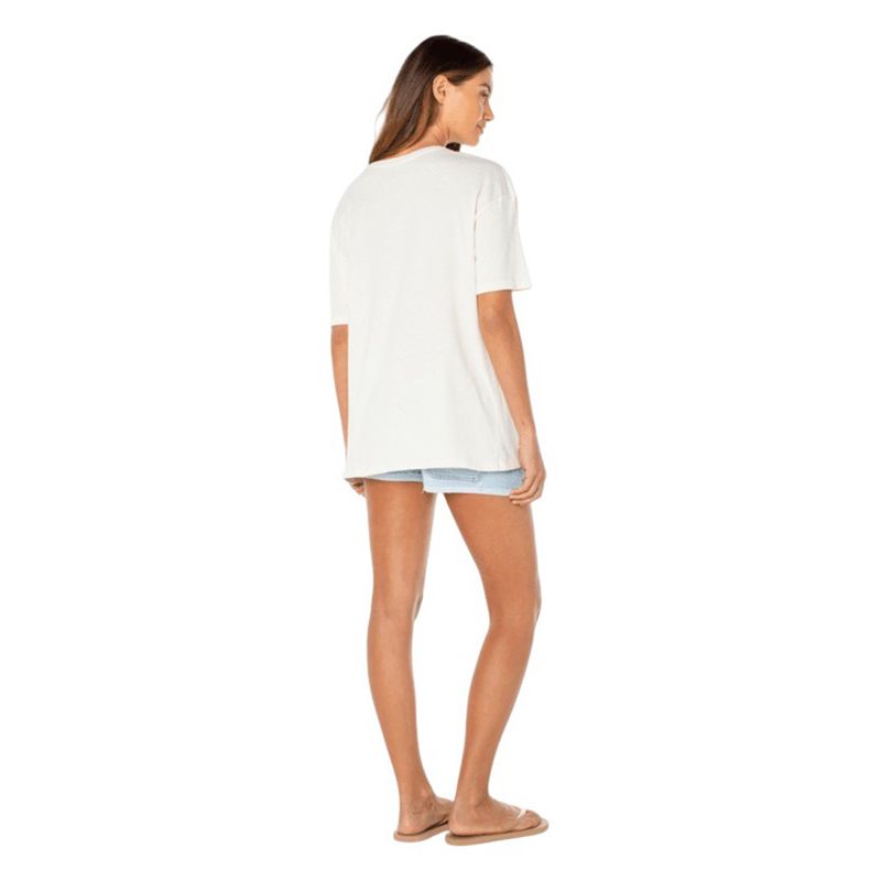 Roxy Sunny Oversize GBFC T-Shirt - Women's Cloud Dancer Sunny Oversize