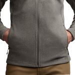 SITKA Snowcrest Full-Zip Hoodie Fleece - Men's Woodsmoke Heather