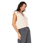 Roxy Easy A Vest - Women's Parchment Solid