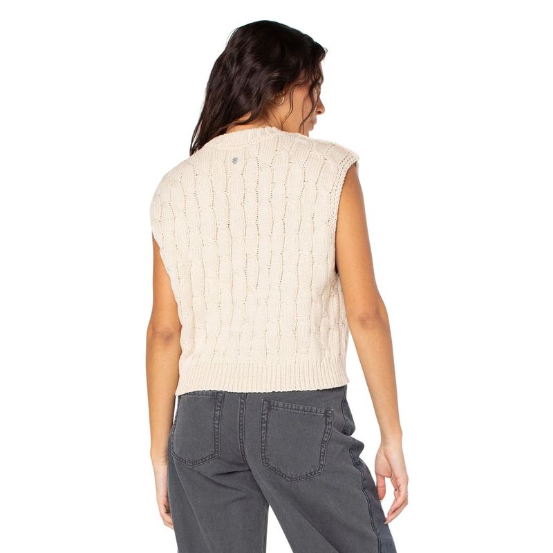 Roxy Easy A Vest - Women's Parchment Solid