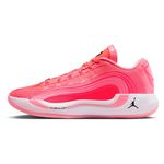 Nike Luka 4 White Cement Basketball Shoe - Men's Flash Crimson / Black Sunset Pulse White