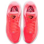 Nike Luka 4 White Cement Basketball Shoe - Men's Flash Crimson / Black Sunset Pulse White