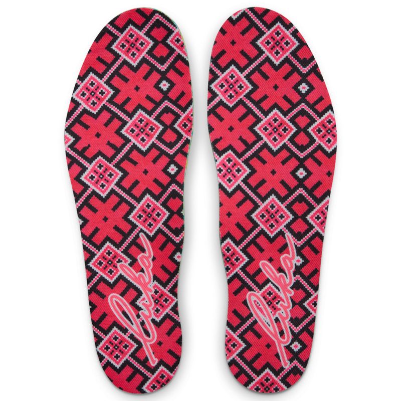 Nike Luka 4 White Cement Basketball Shoe - Men's Flash Crimson / Black Sunset Pulse White