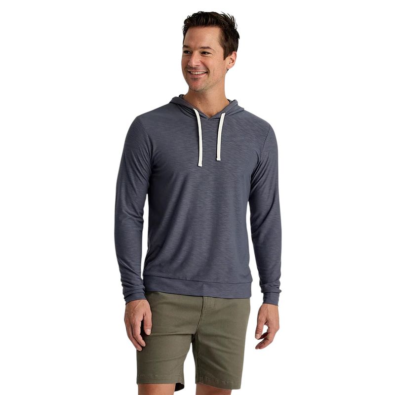 Free Fly Bamboo Slub Hoodie II - Men's Storm Cloud