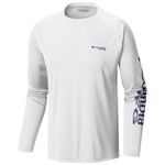 Columbia Terminal Tackle Shirt - Men's White/Nightshade Logo