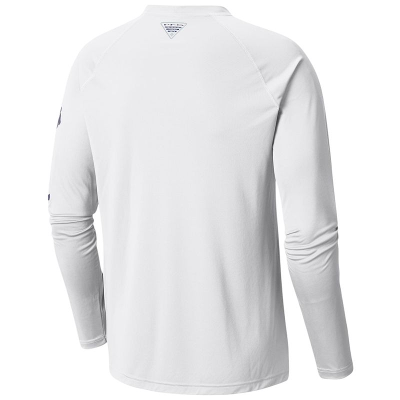 Columbia Terminal Tackle Shirt - Men's White/Nightshade Logo