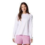 PFG Tidal Tee II Long Sleeve Shirt White / Cirrus Grey