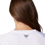 PFG Tidal Tee II Long Sleeve Shirt White / Cirrus Grey