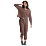 Free Fly Waffle Henley Long-Sleeve Top - Women's Fig