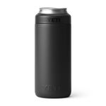 YETI Rambler Colster Slim 12 oz Can Cooler Black