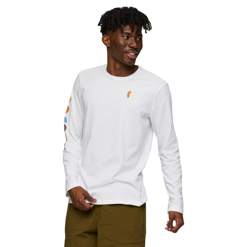 Cotopaxi Geo Do Good Long-Sleeve T-Shirt - Men's White