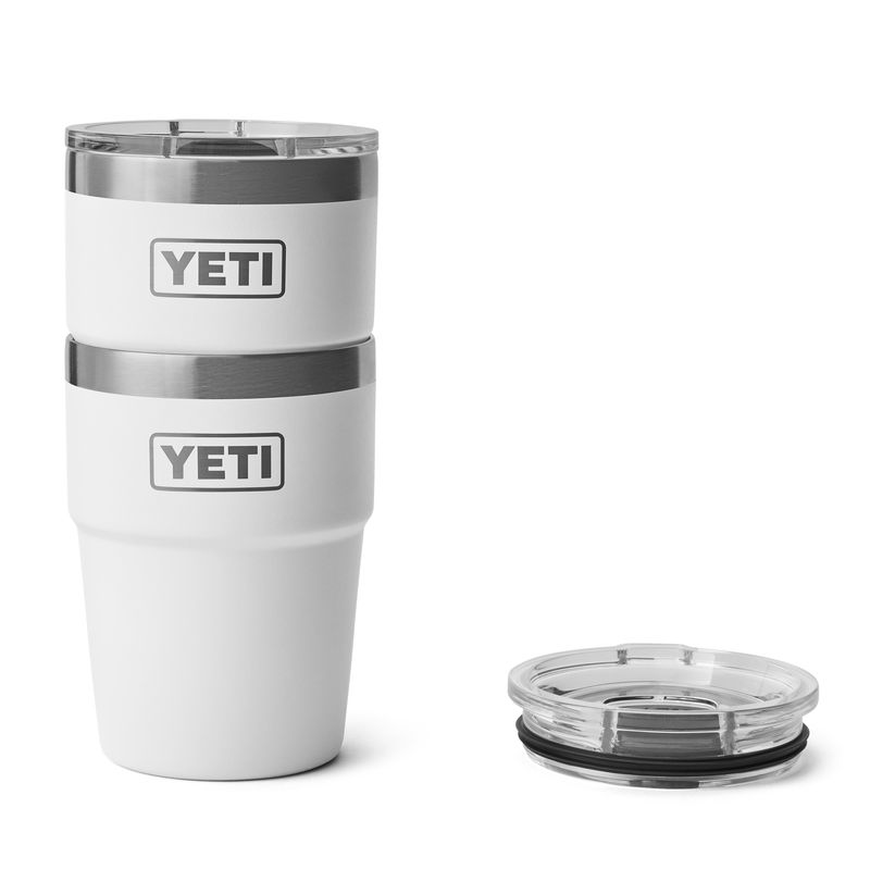 YETI Rambler 16 oz Stackable Cup with MagSlider Lid White