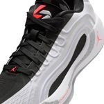 Jordan Luka 4 Basketball Shoe - Youth White / Bright Crimson / Black / Wolf Grey