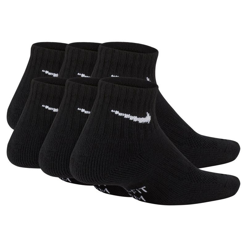 Nike Everyday Ankle Sock - Youth (6 Pack) Black / White