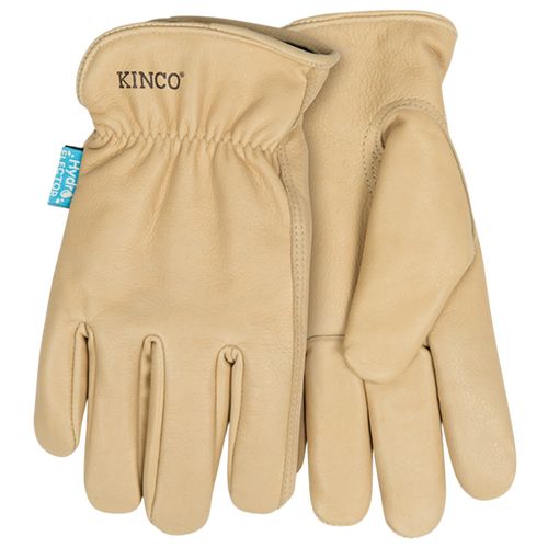Kinco HydroFlector Lined Water-Resistant Premium Grain Cowhide Driver Glove