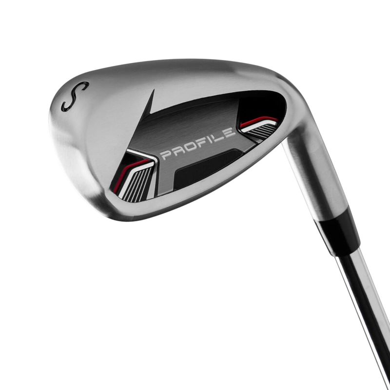 Wilson Profile Complete Golf Club Stand Bag Set - Teen Black / Red