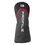 Wilson Profile Complete Golf Club Stand Bag Set - Teen Black / Red