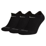 Nike Everyday Plus Cushion No-Show Sock (3 Pack) Black / White