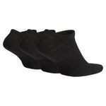Nike Everyday Plus Cushion No-Show Sock (3 Pack) Black / White
