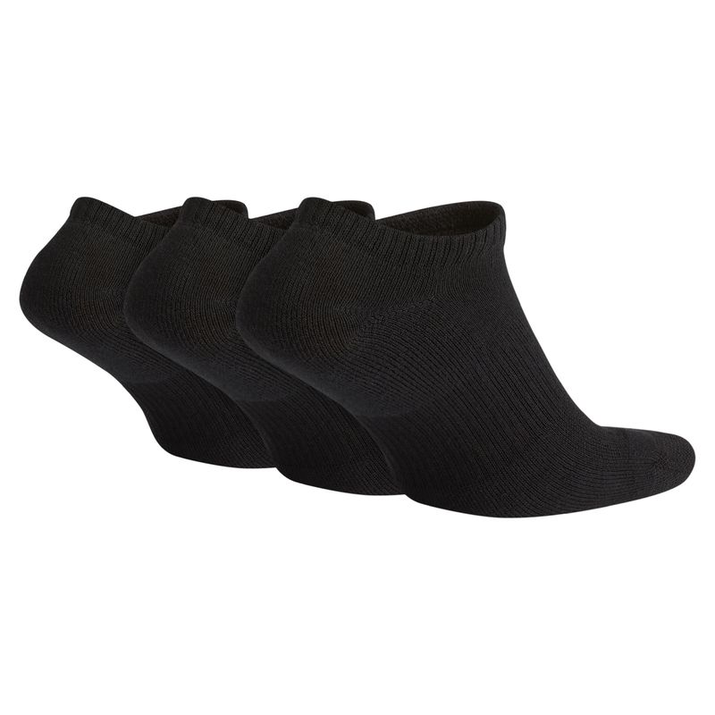 Nike Everyday Plus Cushion No-Show Sock (3 Pack) Black / White