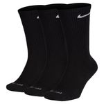 Nike Everyday Plus Cushioned Crew Sock (3 Pack) Black / White