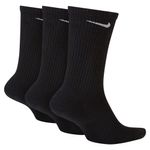 Nike Everyday Plus Cushioned Crew Sock (3 Pack) Black / White