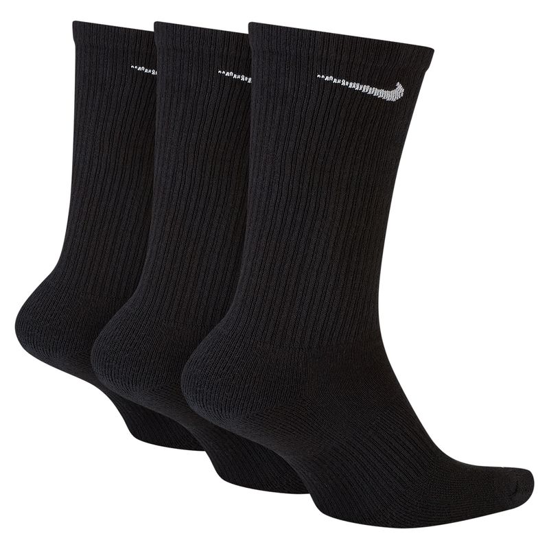 Nike Everyday Plus Cushioned Crew Sock (3 Pack) Black / White