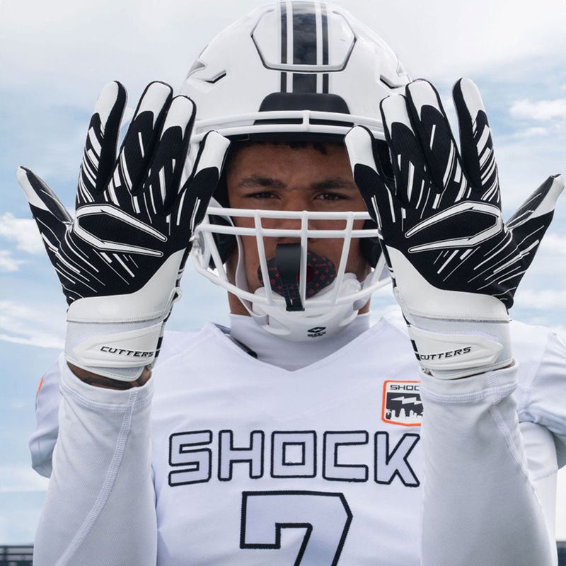 Cutters Gloves Game Day Pro Receiver Football Glove Black